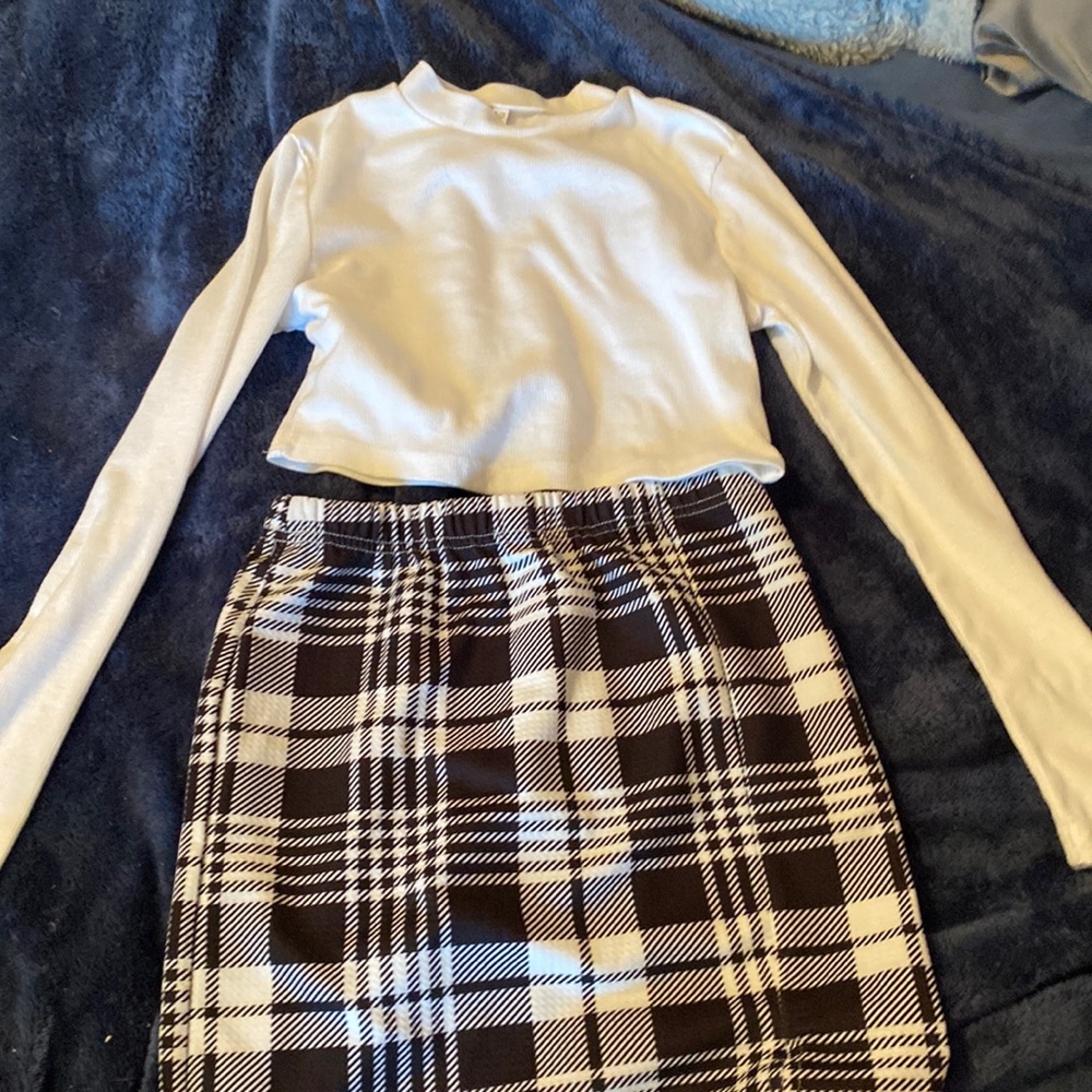 amazon skirt and shirt set